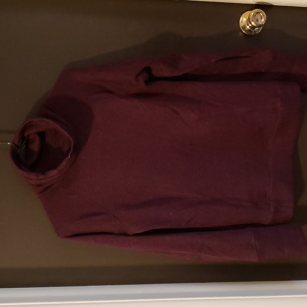 Warm fleece lined pull over